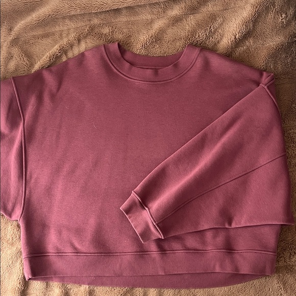 lululemon athletica Thick Fleece Pullover in Smoky Red SIZE M/L - Picture 3 of 7